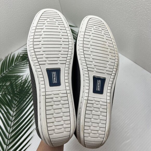 Aston Marc Men's Grey Perforated Moccasin Toe Driving Loafers Size 11 NWB - Picture 9 of 12